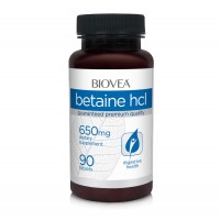 Хранителна добавка Biovea BETAINE HCL 650mg 